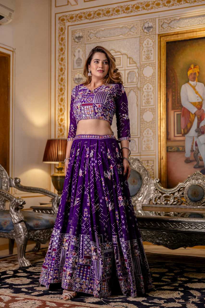 Ynf Georgette RIN228 375 Lehengas Wholesale Traditional Lehenga Embroidered Lehenga Georgette Lehenga Manufacturer