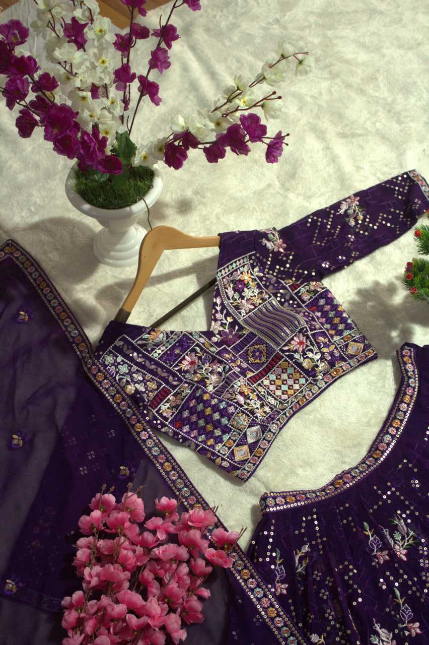 Ynf Georgette RIN228 375 Lehengas Wholesale Traditional Lehenga Embroidered Lehenga Georgette Lehenga Manufacturer
