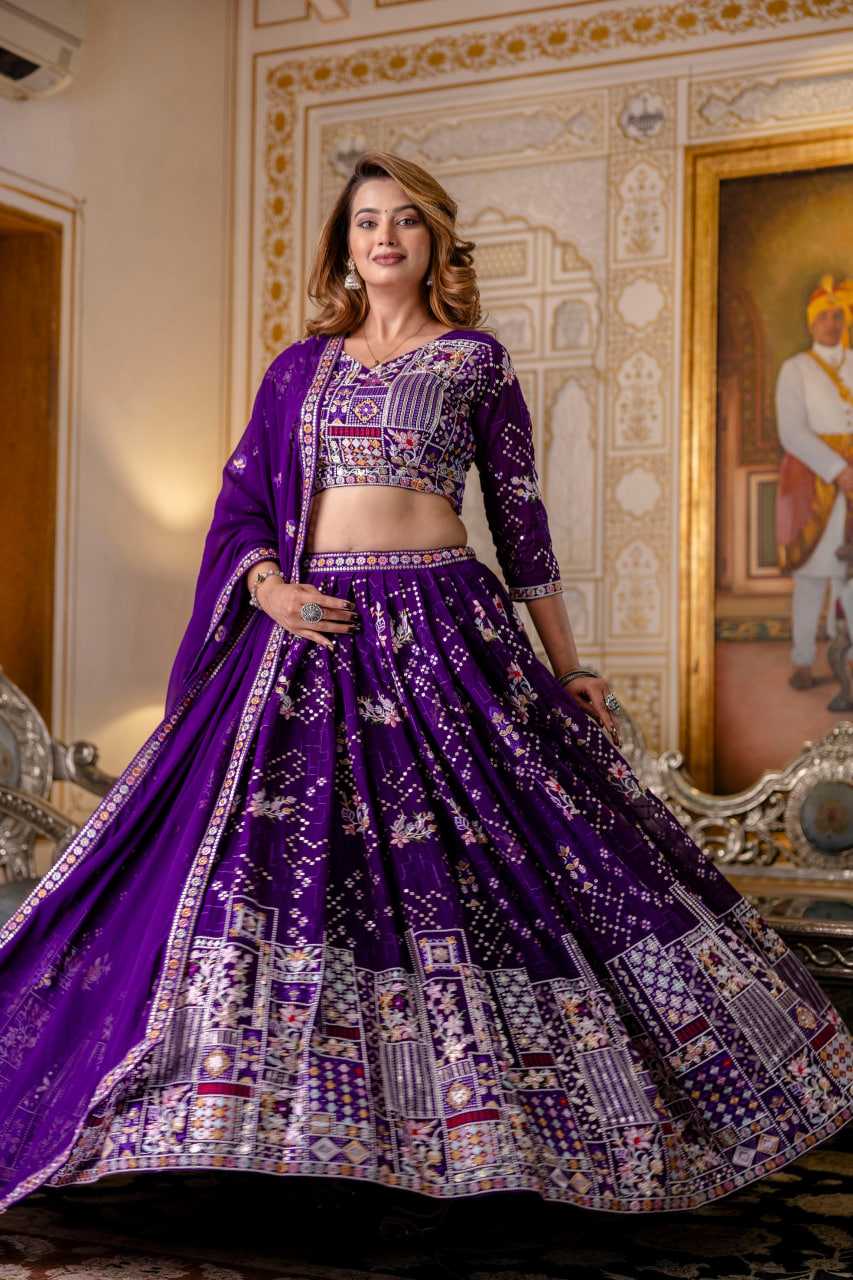 Ynf Georgette RIN228 375 Lehengas Wholesale Traditional Lehenga Embroidered Lehenga Georgette Lehenga Manufacturer