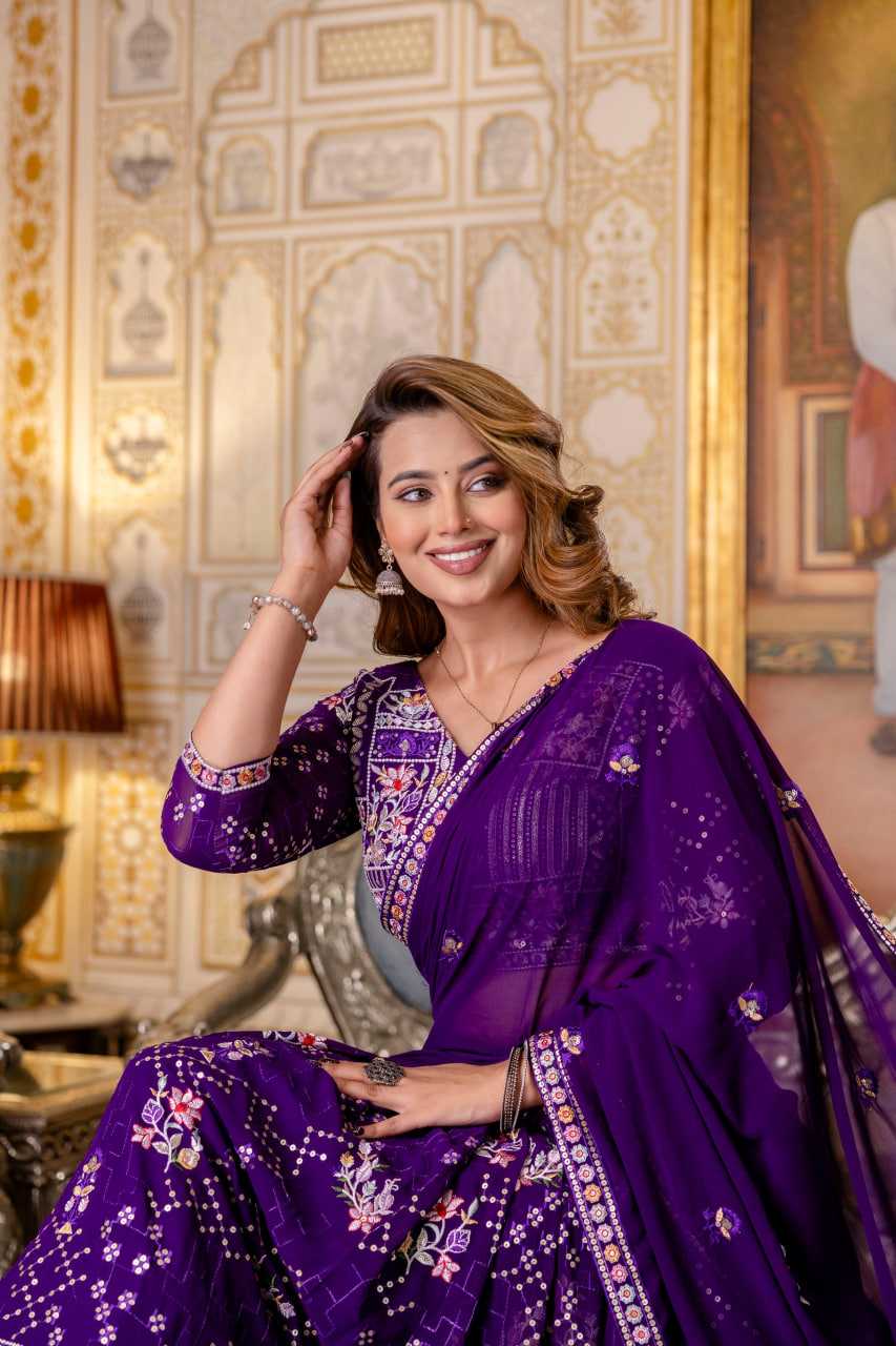 Ynf Georgette RIN228 375 Lehengas Wholesale Traditional Lehenga Embroidered Lehenga Georgette Lehenga Manufacturer