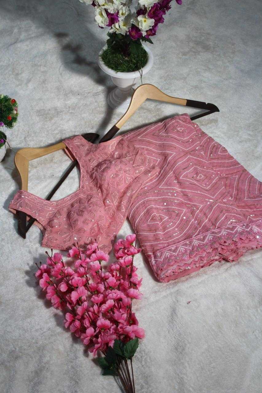 Ynf Georgette RIN228 88 Sarees Wholesale Georgette Sarees Manufacturer