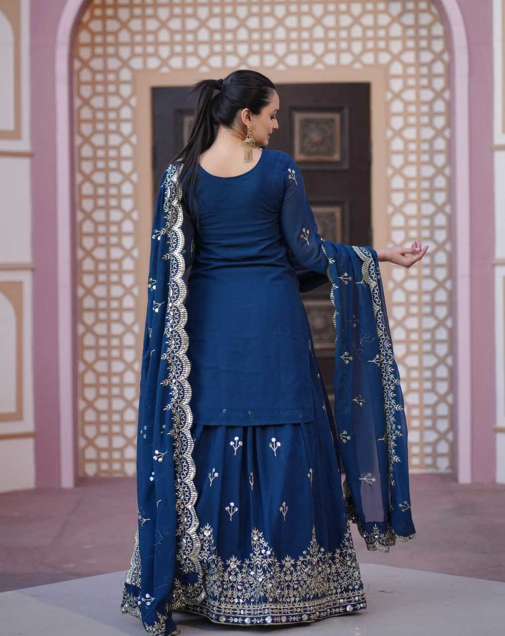 Ynf Georgette RIN232 30 Lehengas Wholesale Fancy Lehenga Traditional Lehenga Georgette Lehenga Manufacturer