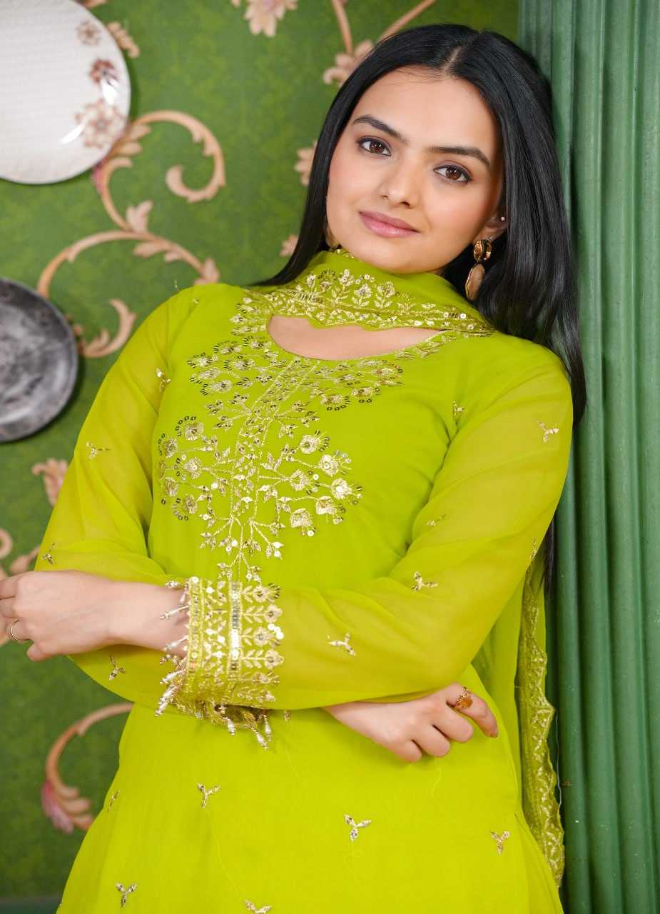 Ynf Georgette RIN232 49 Suits & Dresses Wedding Collections Festive Collections Wholesale Sharara Salwar Suits Designer Suits Embroidered Suits Manufacturer