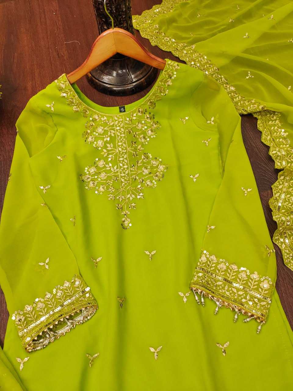 Ynf Georgette RIN232 49 Suits & Dresses Wedding Collections Festive Collections Wholesale Sharara Salwar Suits Designer Suits Embroidered Suits Manufacturer