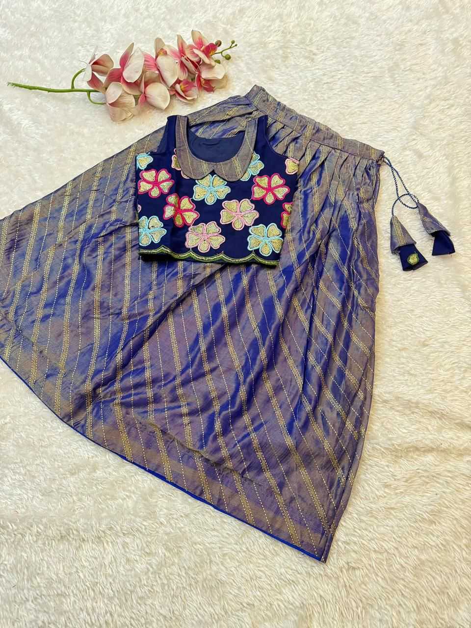 Ynf Georgette RIN235 Braso Kids Wear Wholesale Kids Lehenga Kids Lehenga Choli Baby Girl Lehenga Manufacturer