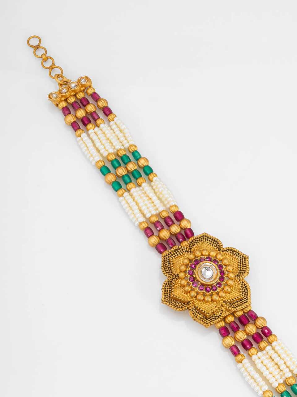 Ynf Gold Plated KESH105 BG2480 Womens Jewellery Wholesale Golden Bracelet Pearl Jewelry Gold Plated Jewelry Manufacturer