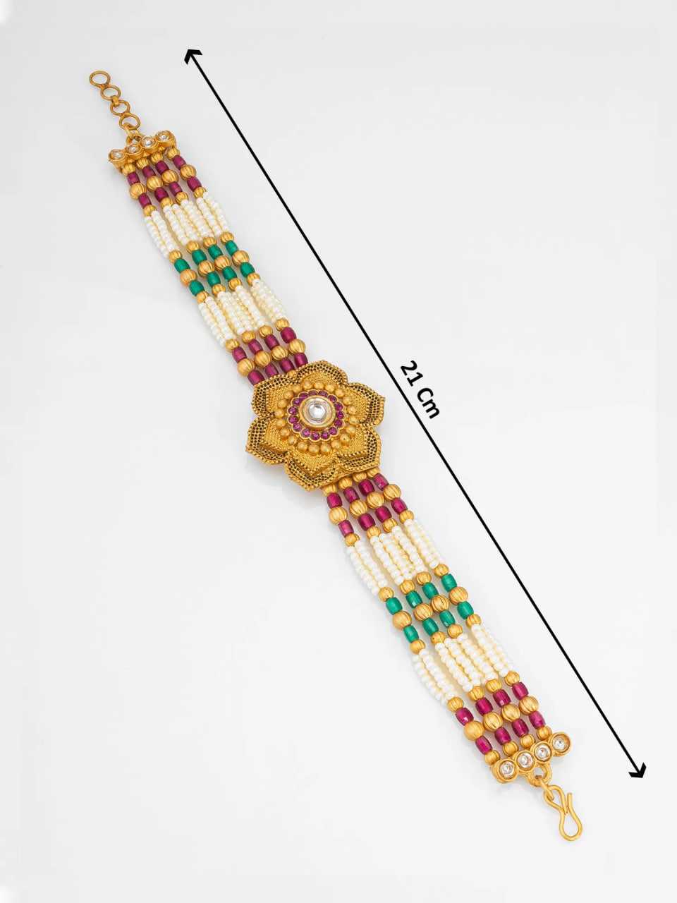 Ynf Gold Plated KESH105 BG2480 Womens Jewellery Wholesale Golden Bracelet Pearl Jewelry Gold Plated Jewelry Manufacturer