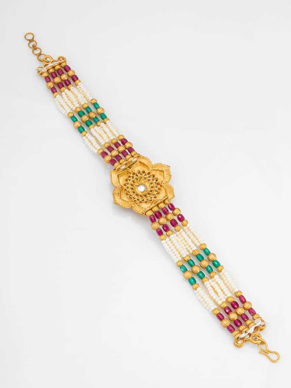 Ynf Gold Plated KESH105 BG2480 Womens Jewellery Wholesale Golden Bracelet Pearl Jewelry Gold Plated Jewelry Manufacturer