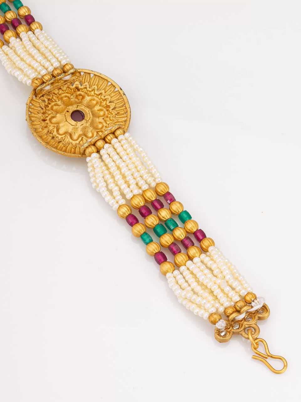 Ynf Gold Plated KESH105 BG2481 Womens Jewellery Wholesale Golden Bracelet Traditional Jewelry Pearl Jewelry Manufacturer
