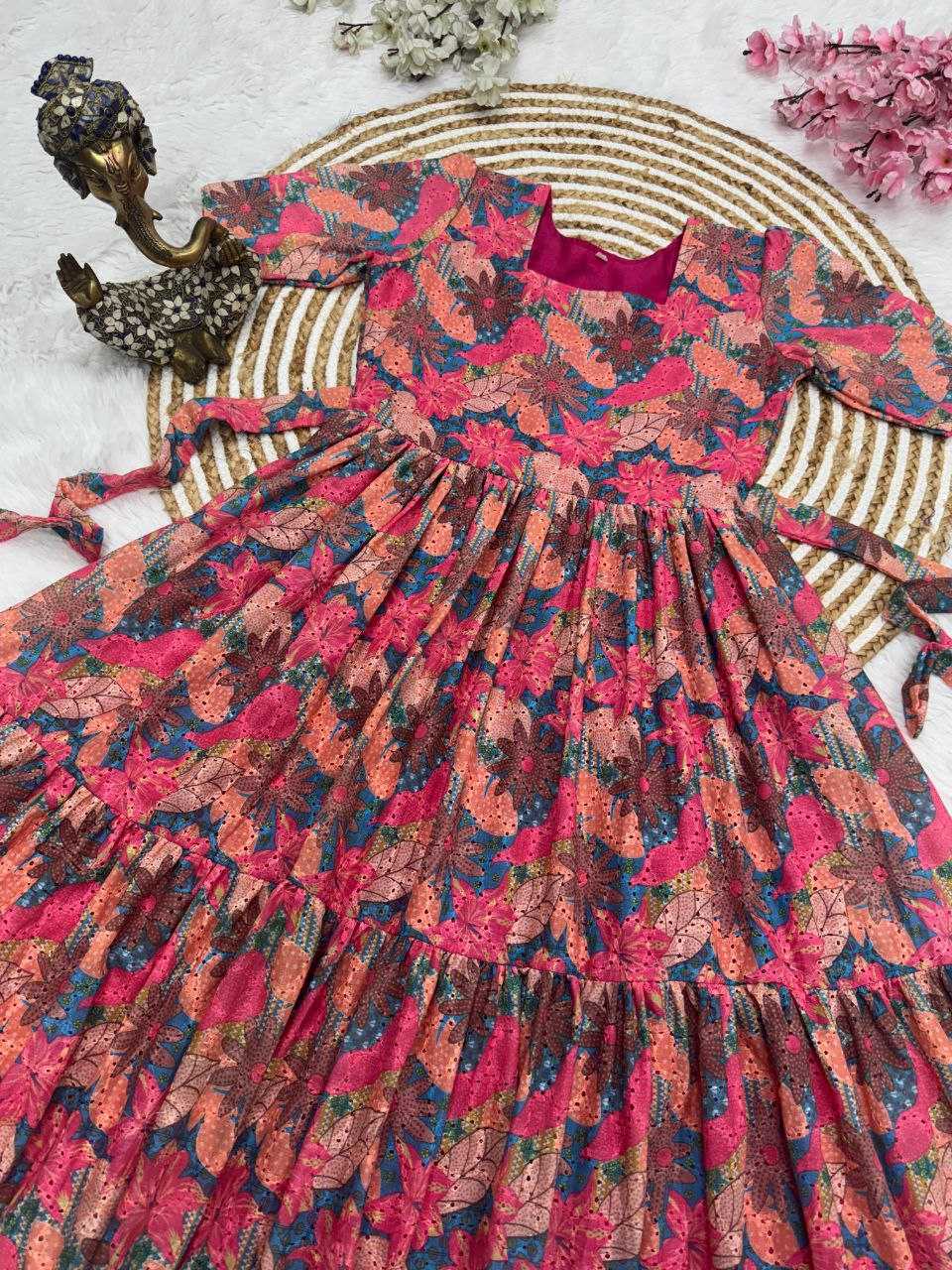 Ynf Hakoba RIN217 Hakuba Suits & Dresses Wedding Collections Festive Collections Wholesale Indo Western Dresses Printed Suits Maxi Dresses Manufacturer