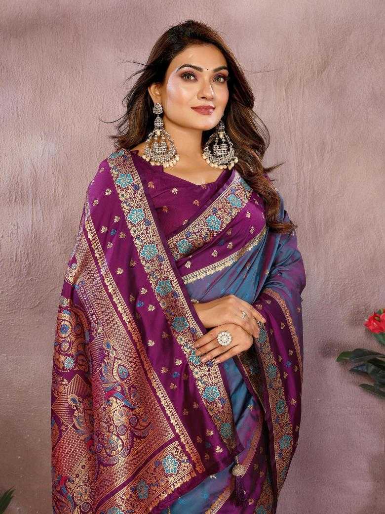 Ynf Handloom Silk RIN183 SARANGI Silk Sarees Wholesale Handloom Sarees Zari Border Silk Sarees Kalamkari Silk Sarees Manufacturer