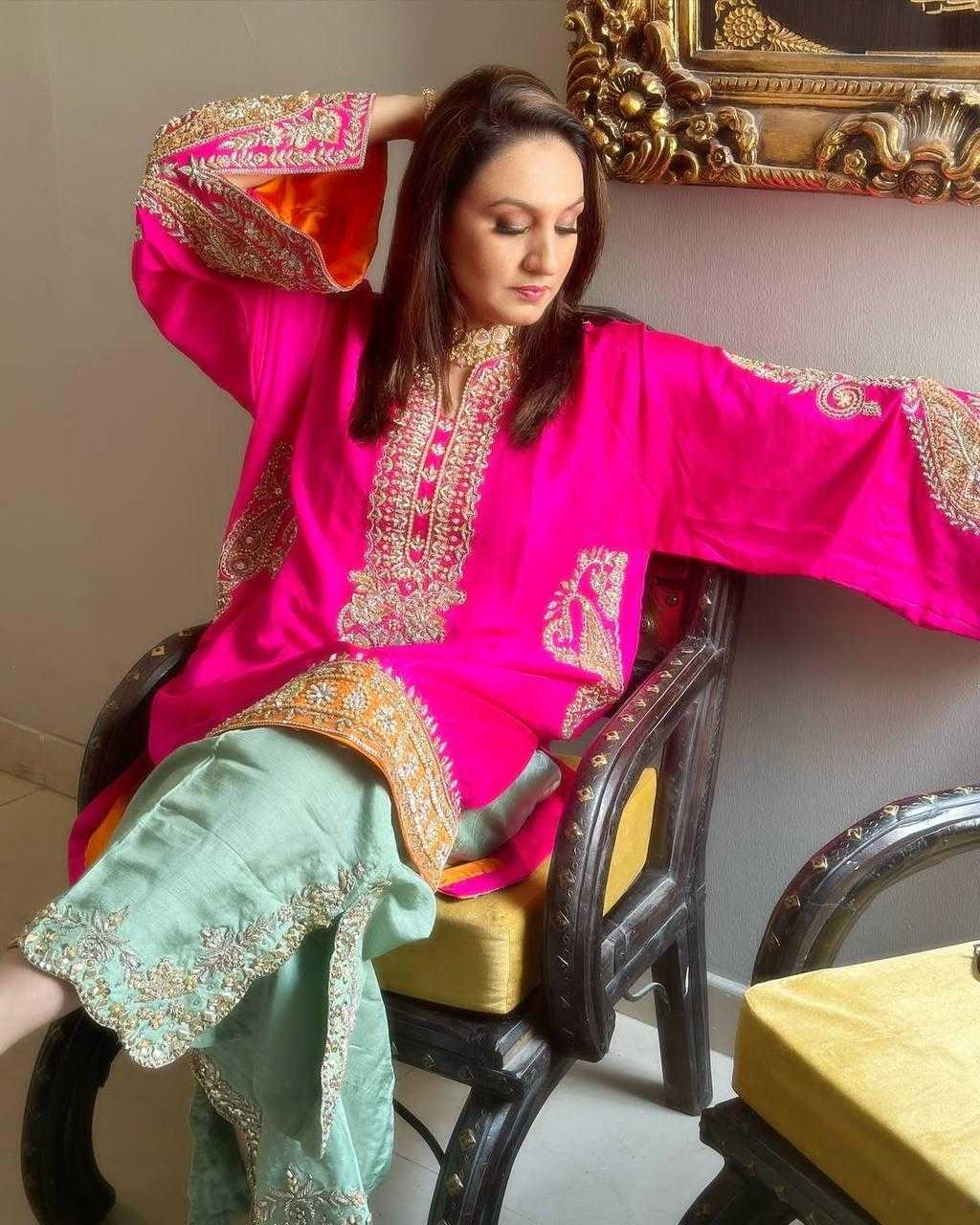 Ynf Heavy Chinnon Silk KESH512 1664 Suits & Dresses Wholesale Ladies Suits Palazzo Suit Embroidered Suits Manufacturer