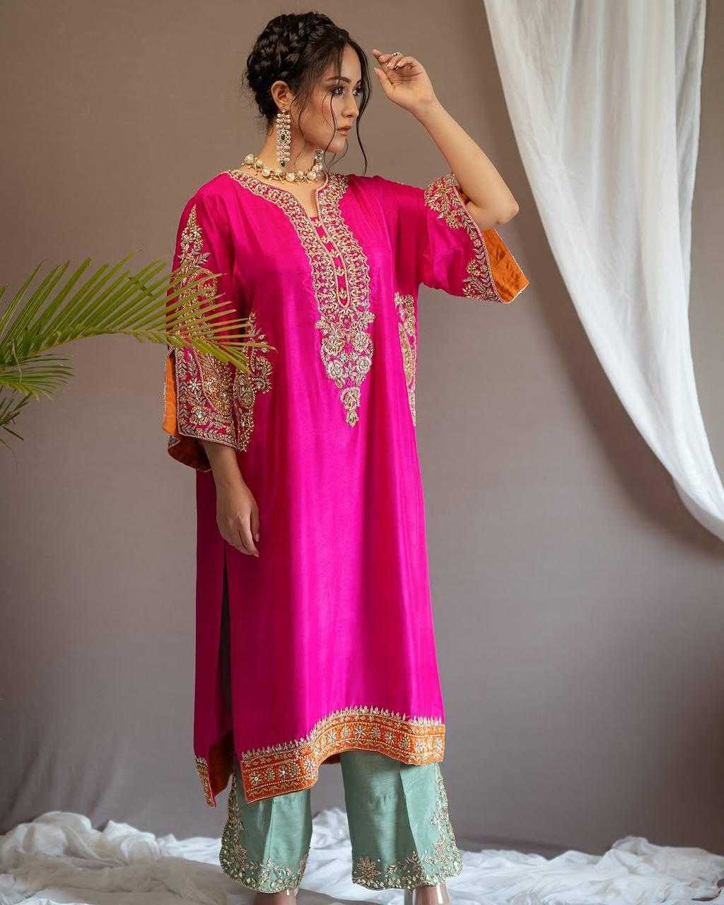 Ynf Heavy Chinnon Silk KESH512 1664 Suits & Dresses Wholesale Ladies Suits Palazzo Suit Embroidered Suits Manufacturer