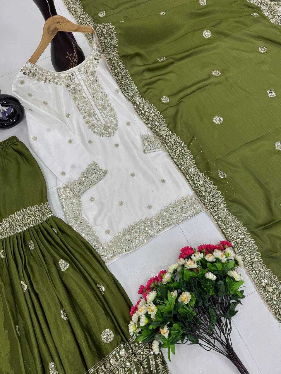 Ynf Heavy Chinnon Silk KESH512 1667 Suits & Dresses Wholesale Ladies Suits Sharara Salwar Suits Embroidery Suits Manufacturer