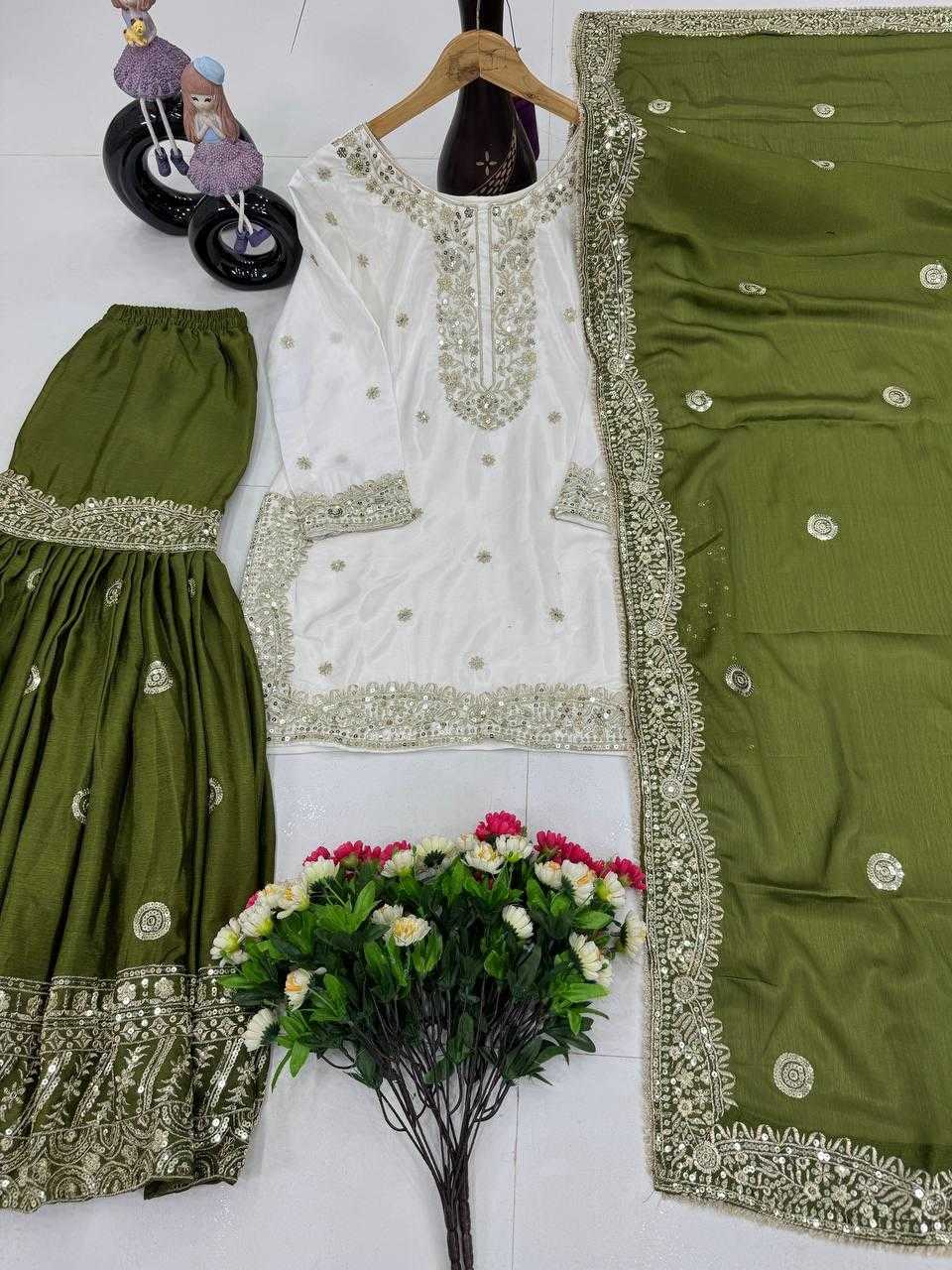 Ynf Heavy Chinnon Silk KESH512 1667 Suits & Dresses Wholesale Ladies Suits Sharara Salwar Suits Embroidery Suits Manufacturer