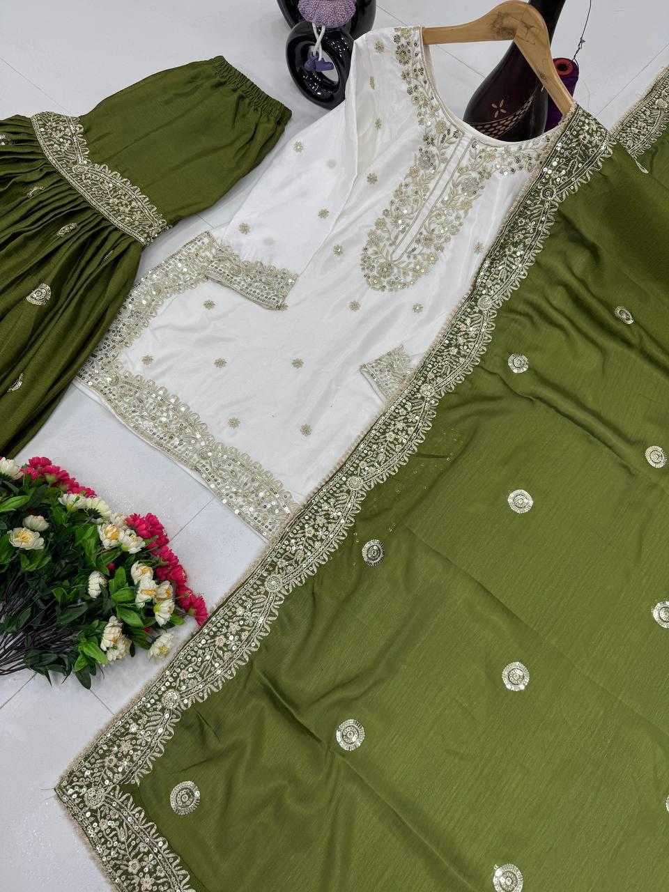 Ynf Heavy Chinnon Silk KESH512 1667 Suits & Dresses Wholesale Ladies Suits Sharara Salwar Suits Embroidery Suits Manufacturer