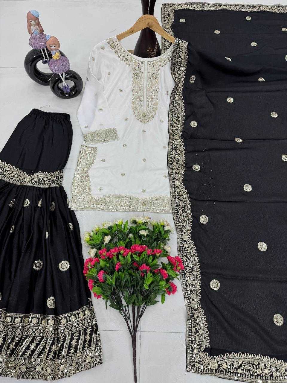 Ynf Heavy Chinnon Silk KESH512 1667 Suits & Dresses Wholesale Ladies Suits Sharara Salwar Suits Embroidery Suits Manufacturer
