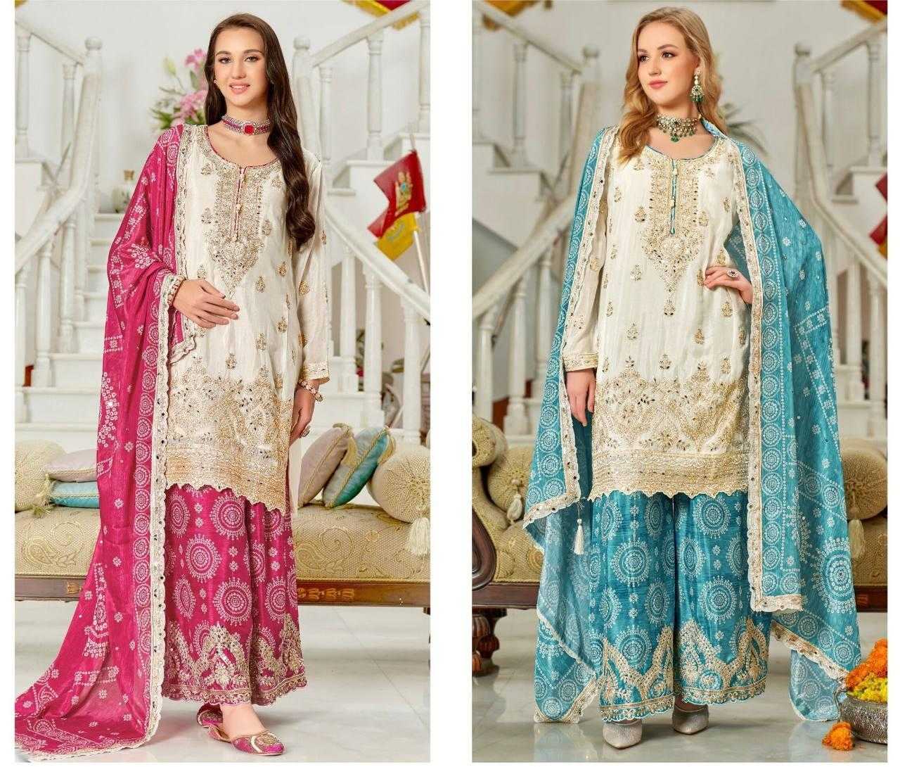 Ynf Heavy Chinnon Silk KESH512 1679 Suits & Dresses Wholesale Ladies Suits Sharara Salwar Suits Embroidery Suits Manufacturer