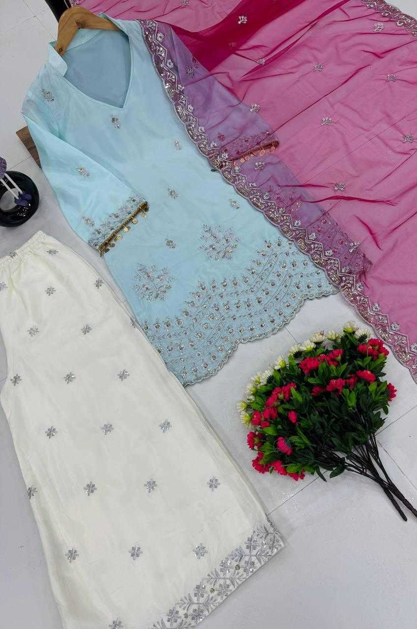 Ynf Heavy Crepe KESH512 1675 Suits & Dresses Wholesale Ladies Suits Palazzo Suit Embroidered Suits Manufacturer