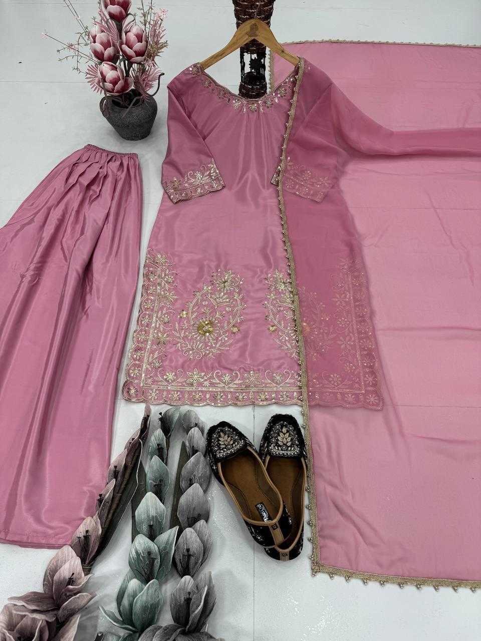 Ynf Heavy Crepe KESH512 1692 Suits & Dresses Wholesale Ladies Suits Sharara Salwar Suits Embroidery Suits Manufacturer