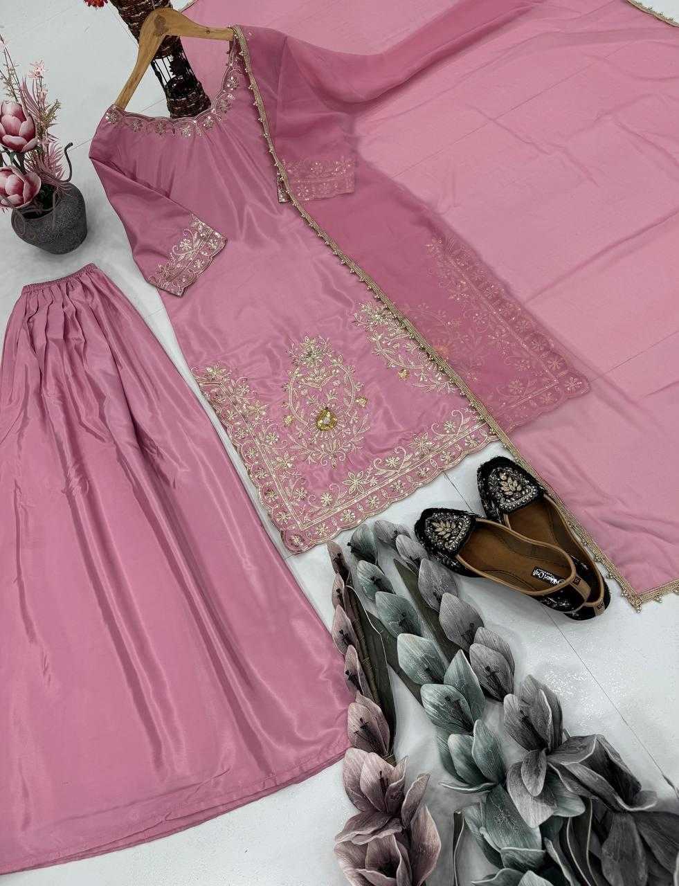 Ynf Heavy Crepe KESH512 1692 Suits & Dresses Wholesale Ladies Suits Sharara Salwar Suits Embroidery Suits Manufacturer