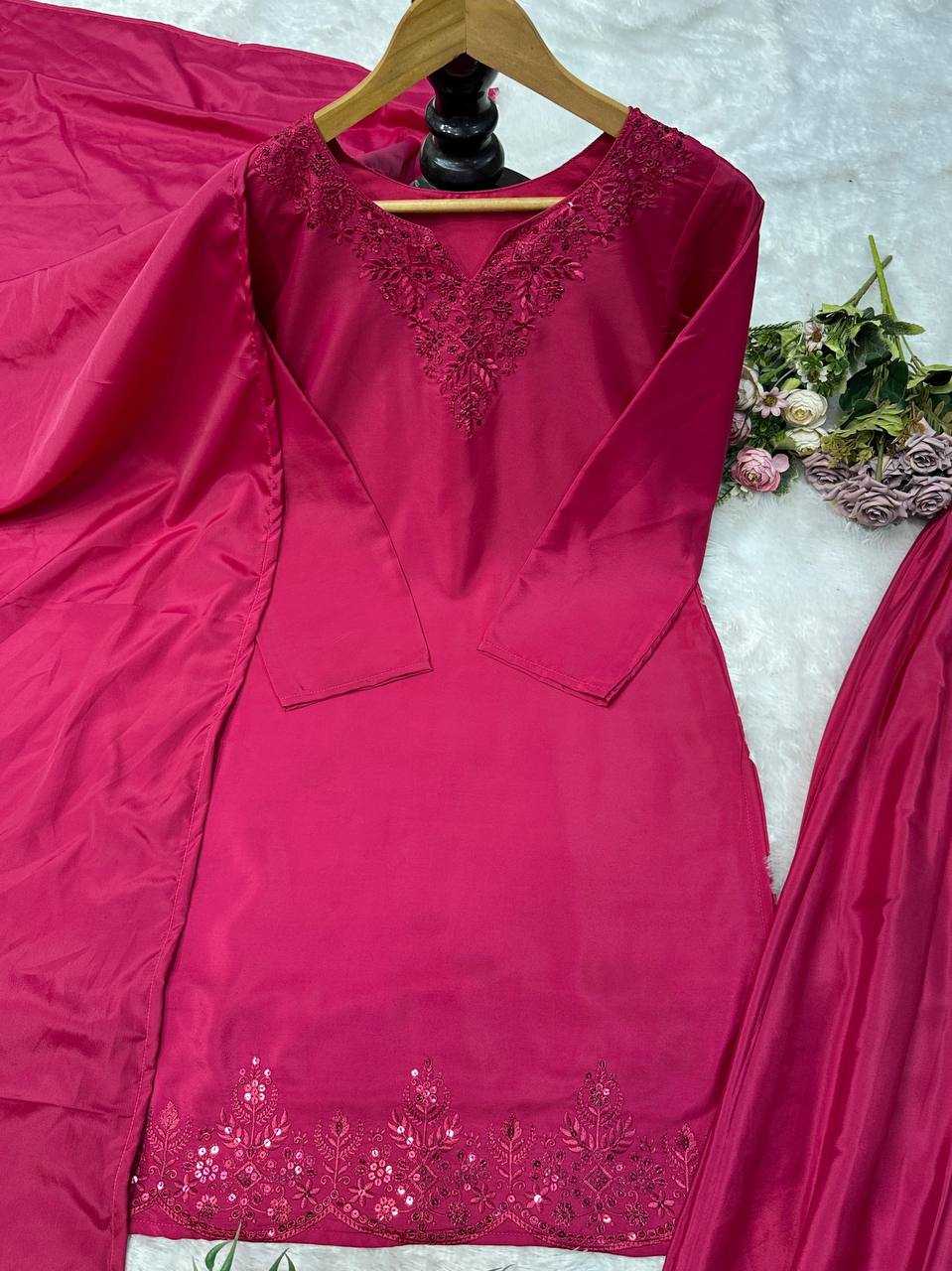 Ynf Heavy Crepe KESH523 283 Suits & Dresses Wedding Collections Festive Collections Wholesale Sharara Salwar Suits Embroidery Suits Designer Suits Manufacturer