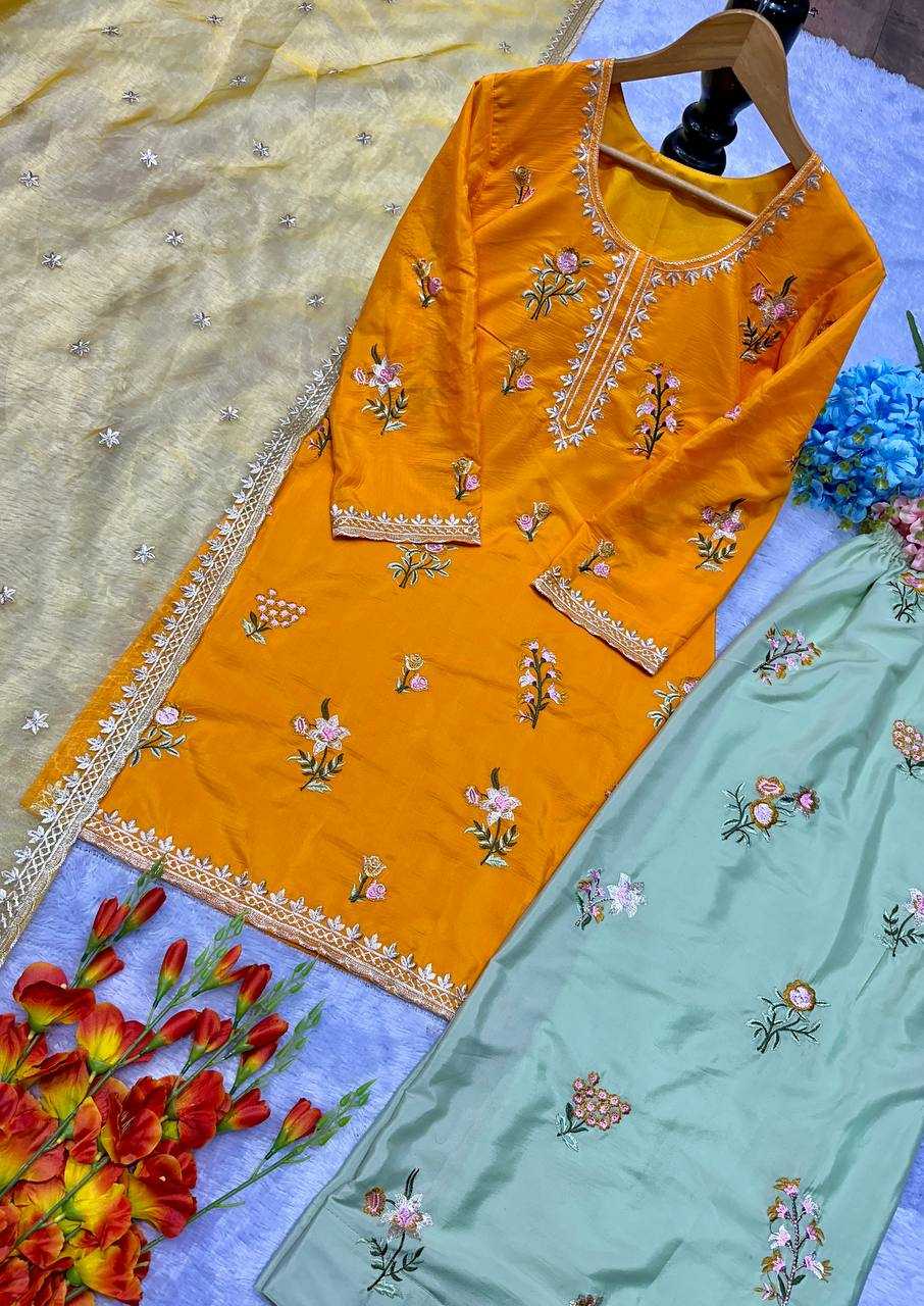 Ynf Heavy Crepe KESH523 287 Suits & Dresses Wedding Collections Festive Collections Wholesale Embroidery Suits Designer Suits Wedding Outfits Manufacturer