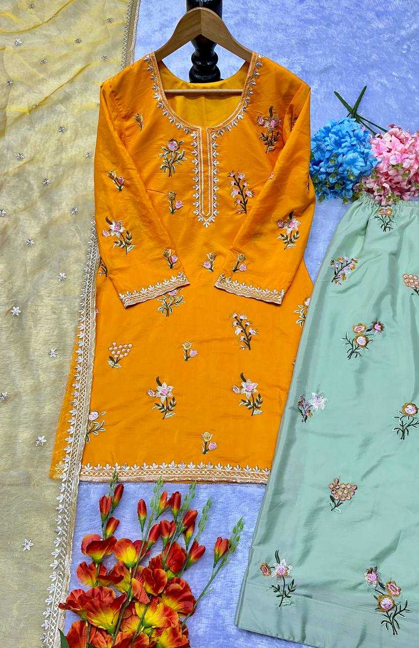 Ynf Heavy Crepe KESH523 287 Suits & Dresses Wedding Collections Festive Collections Wholesale Embroidery Suits Designer Suits Wedding Outfits Manufacturer