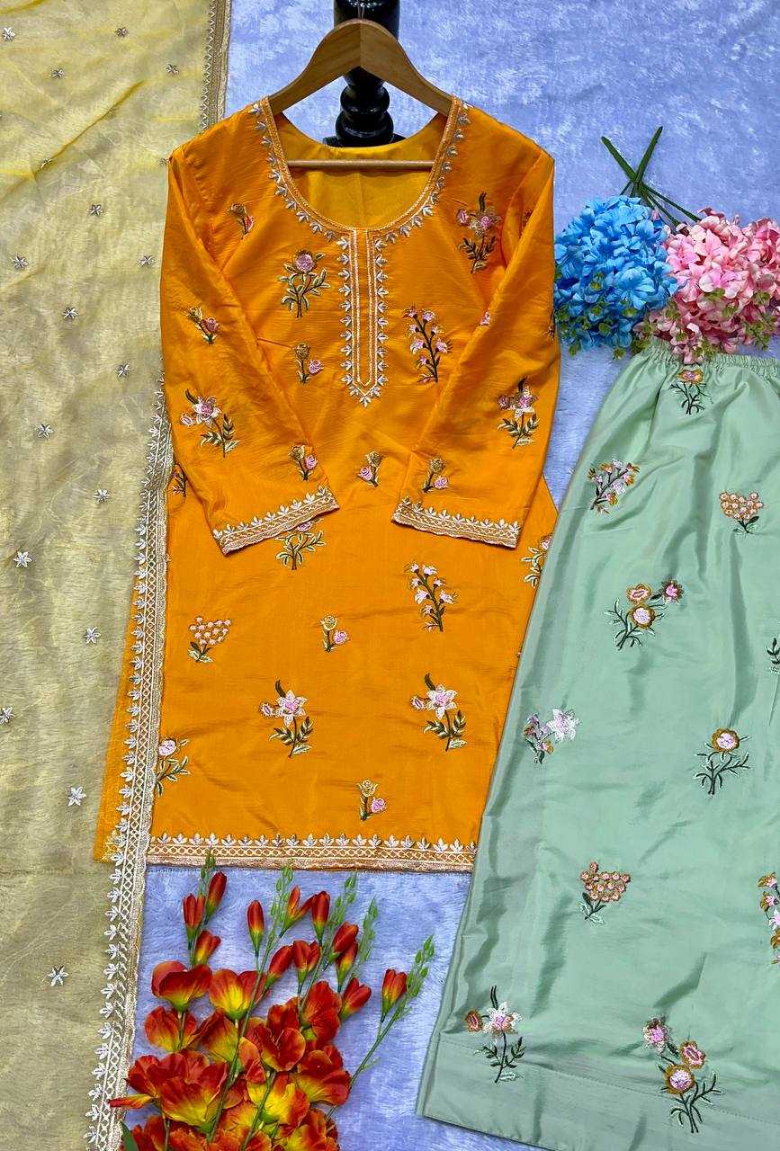 Ynf Heavy Crepe KESH523 287 Suits & Dresses Wedding Collections Festive Collections Wholesale Embroidery Suits Designer Suits Wedding Outfits Manufacturer