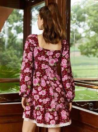 Ynf Heavy Crepe KESH559 417 Suits & Dresses Western Wears Festive Collections Wholesale Party Wear Dresses Midi Dresses Printed Dresses Manufacturer
