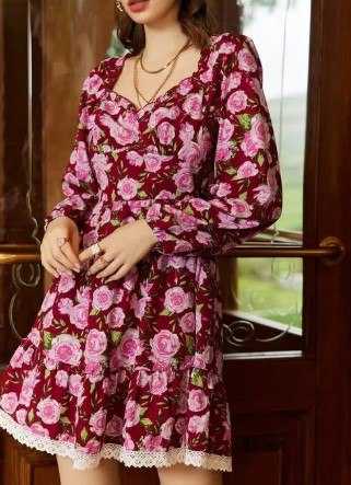 Ynf Heavy Crepe KESH559 417 Suits & Dresses Western Wears Festive Collections Wholesale Party Wear Dresses Midi Dresses Printed Dresses Manufacturer