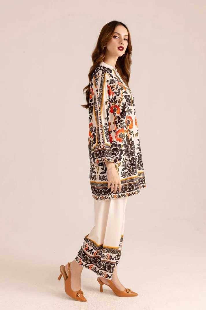 Ynf Heavy Crepe RIN129 034 Western Wears Wholesale Co-ord Set Manufacturer