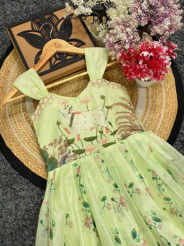 Ynf Heavy Kota KESH493 copy right Kids Wear Wholesale Kids Gown Kids Ethnic Gowns Manufacturer