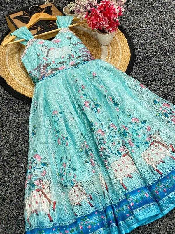 Ynf Heavy Kota KESH493 copy right Kids Wear Wholesale Kids Gown Kids Ethnic Gowns Manufacturer