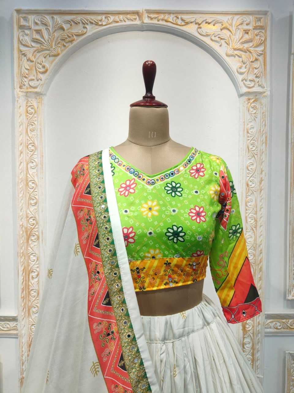 Ynf Heavy Maslin Cotton RIN207 1553 Festive Collections Wholesale Navratri Chaniya Choli Manufacturer