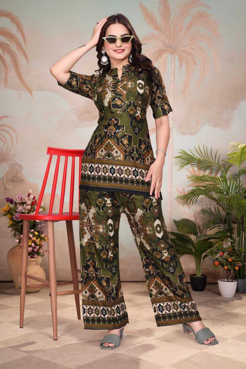 Ynf Heavy Rayon KESH517 H9 Western Wears Wholesale Co-ord Set Manufacturer