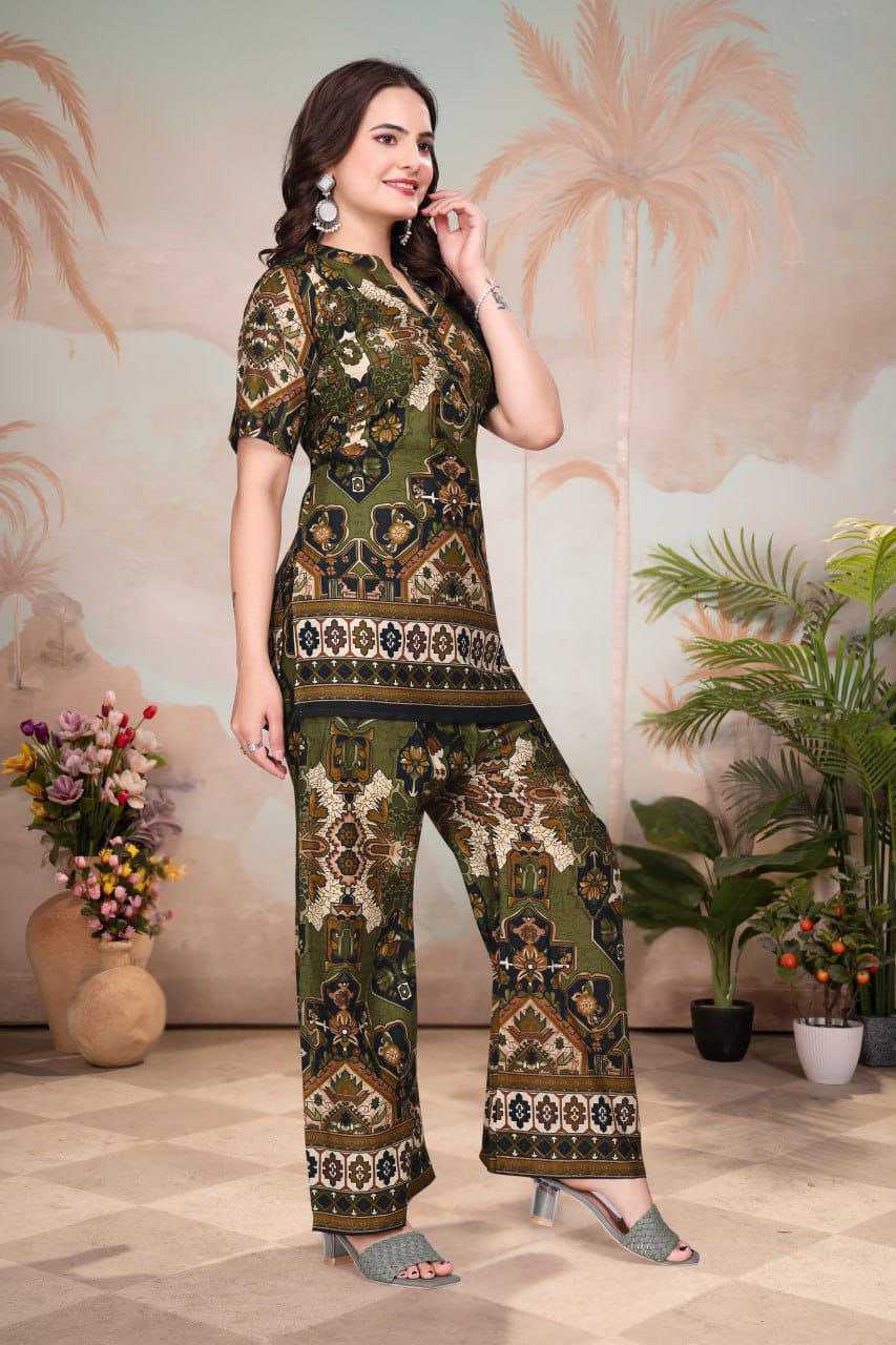Ynf Heavy Rayon KESH517 H9 Western Wears Wholesale Co-ord Set Manufacturer