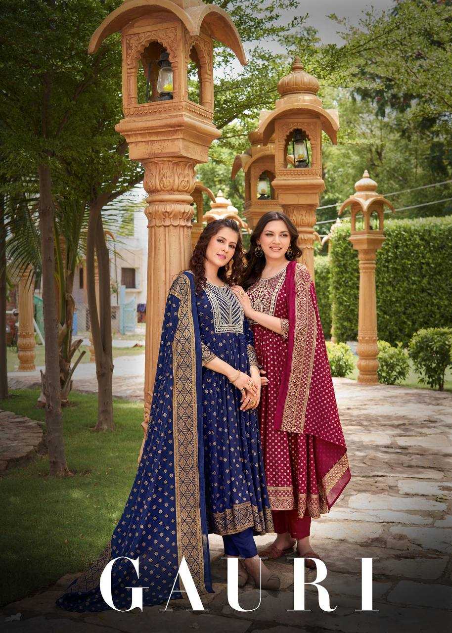Ynf Heavy Rayon RIN131 1001 Kurti Wholesale Embroidered Kurtis Kurti With Palazzo Manufacturer