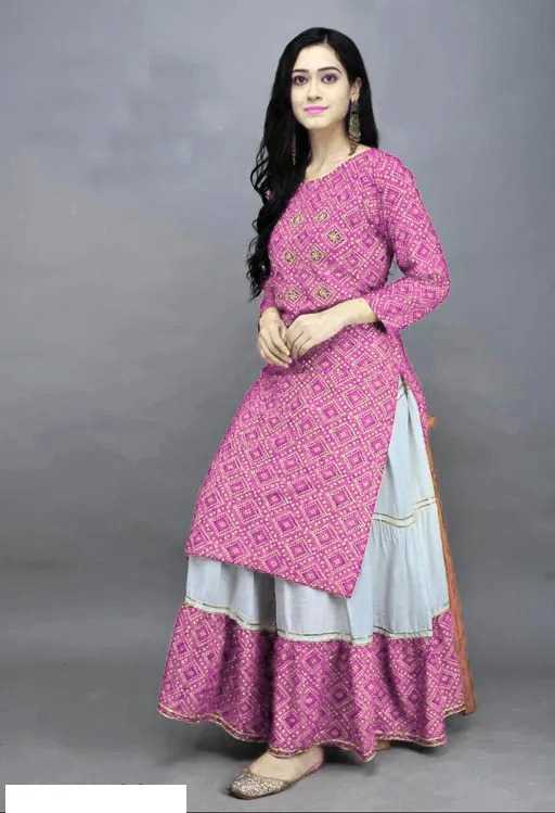 Ynf Heavy Rayon RIN158 1016 Kurti Wholesale Designer Kurtis Rayon Kurtis Kurti With Palazzo Manufacturer