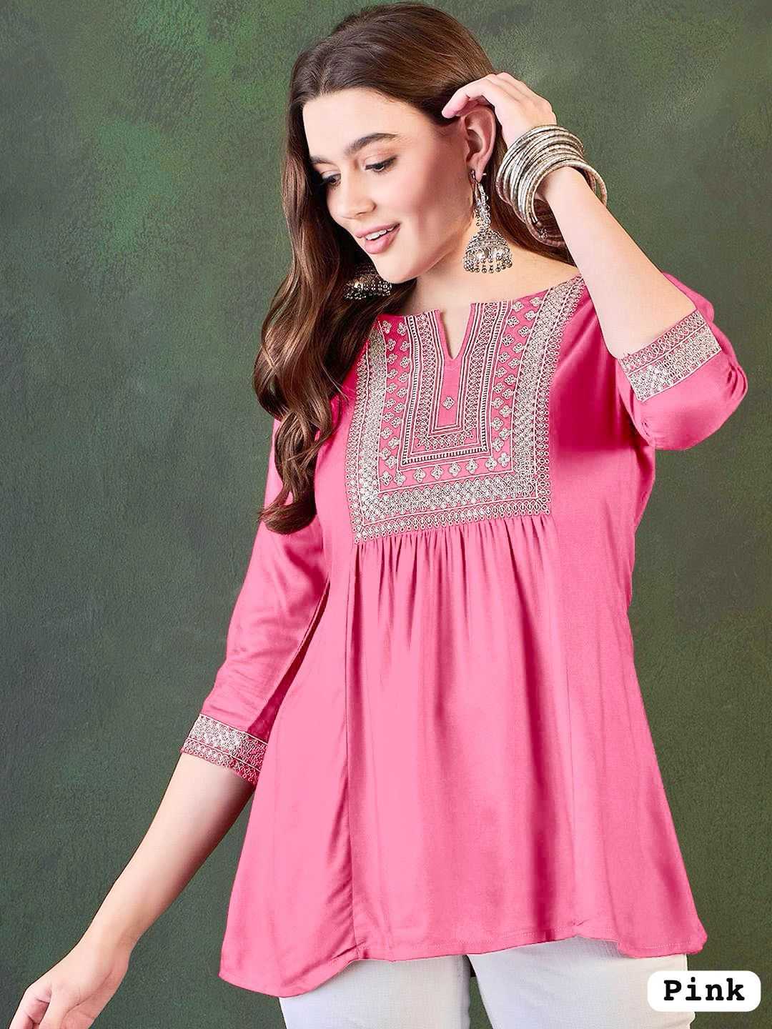 Ynf Heavy Rayon RIN190 Adaa Setwise Collections Wholesale Kurtis Catalogs Manufacturer