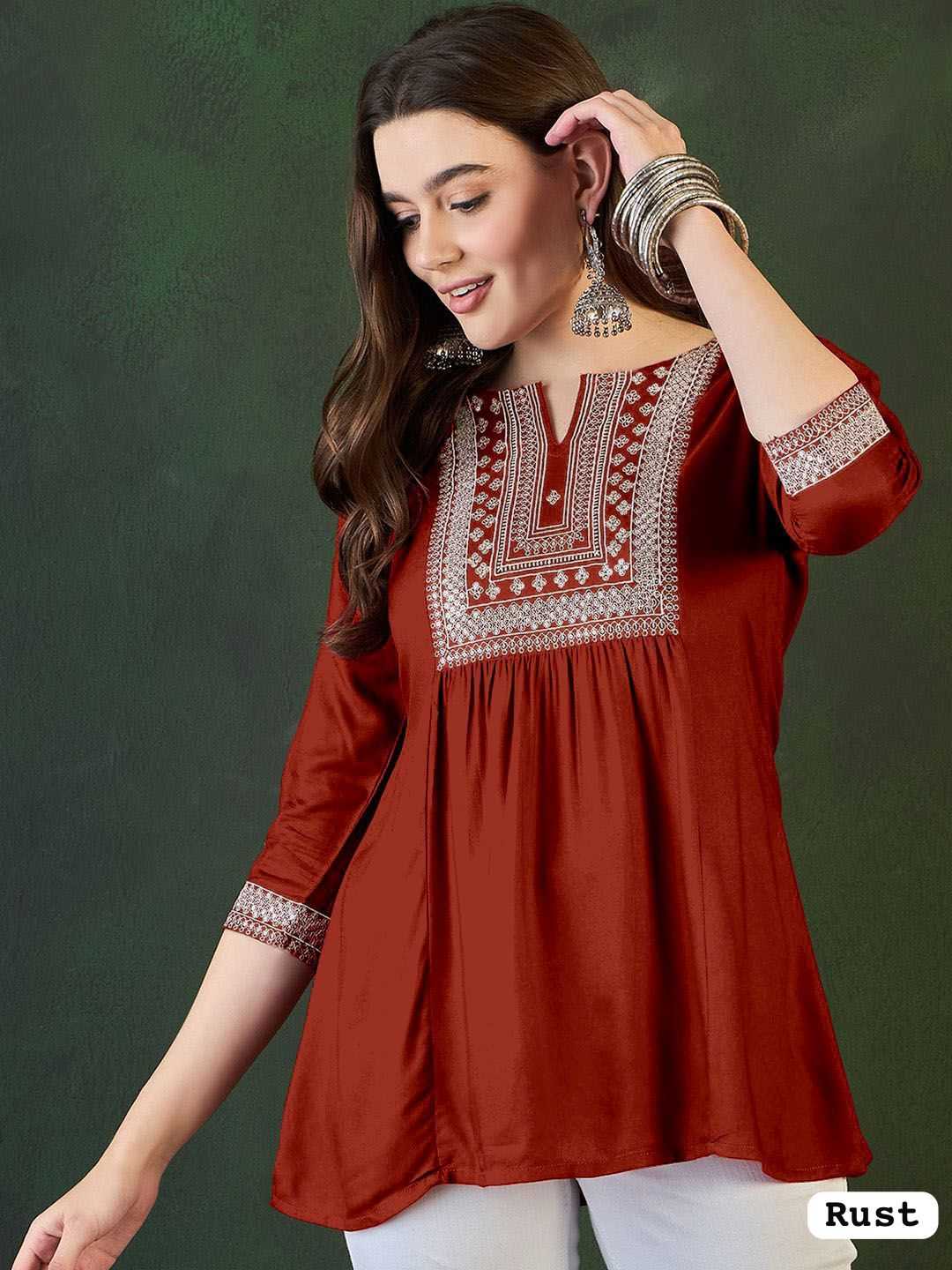 Ynf Heavy Rayon RIN190 Adaa Setwise Collections Wholesale Kurtis Catalogs Manufacturer