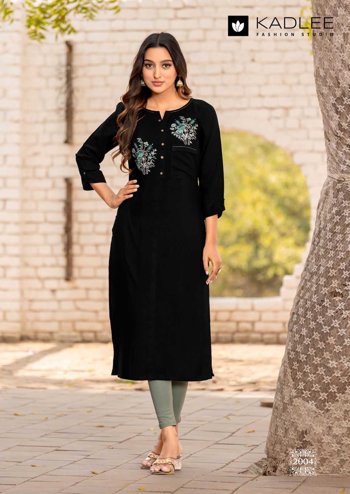 Ynf Heavy Rayon RIN190 KADLEE-SUMER Setwise Collections Wholesale Kurtis Catalogs Manufacturer