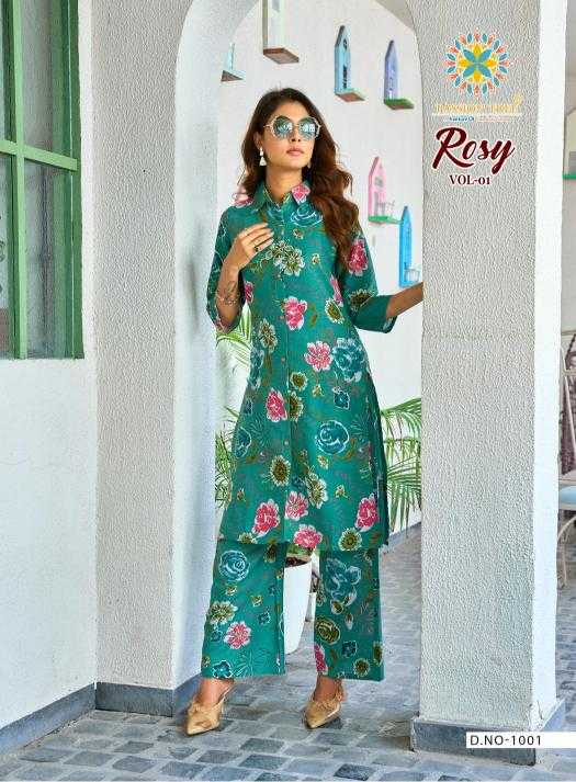 Ynf Heavy Rayon RIN190 PASSION TREE-ROSY VOL-1 Setwise Collections Wholesale Kurtis Catalogs Manufacturer
