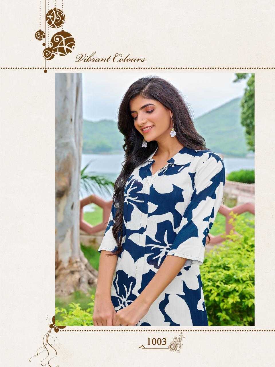 Ynf Heavy Rayon RIN190 SHIVU-2 Setwise Collections Wholesale Kurtis Catalogs Manufacturer