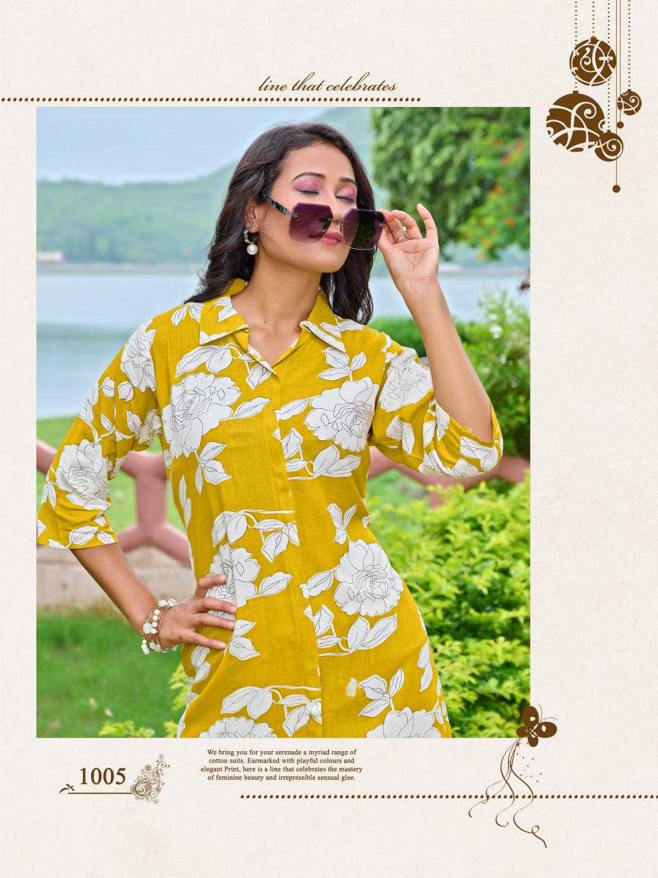 Ynf Heavy Rayon RIN190 SHIVU-2 Setwise Collections Wholesale Kurtis Catalogs Manufacturer