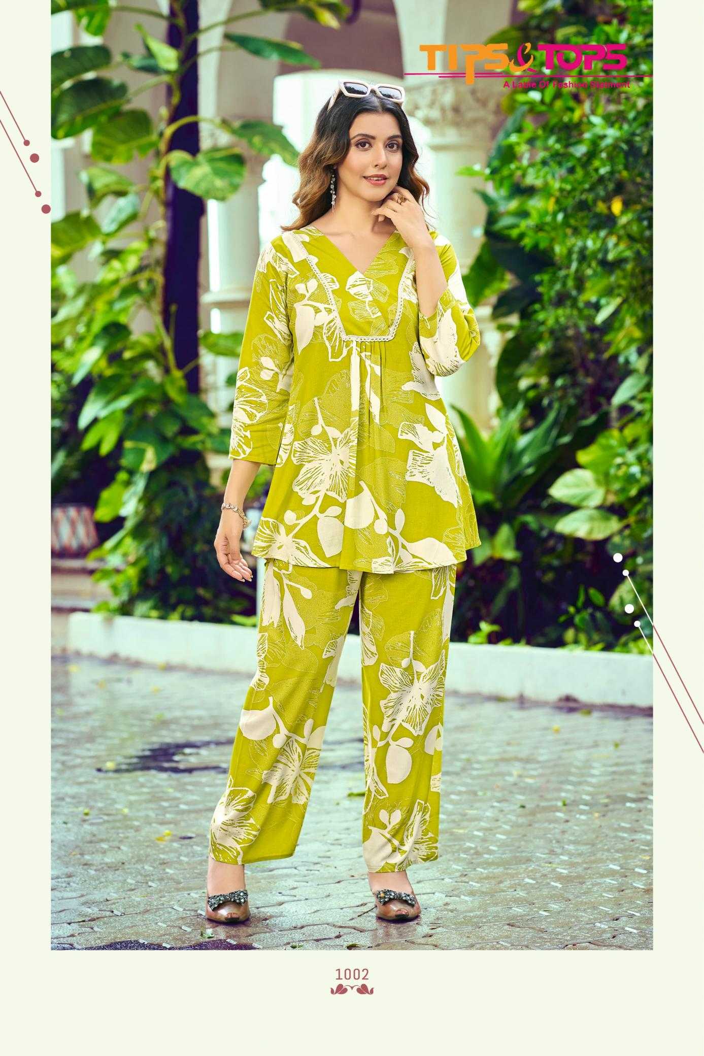 Ynf Heavy Rayon RIN190 TIPS & TOPS-VIONA Vol 03 Setwise Collections Wholesale Kurtis Catalogs Manufacturer