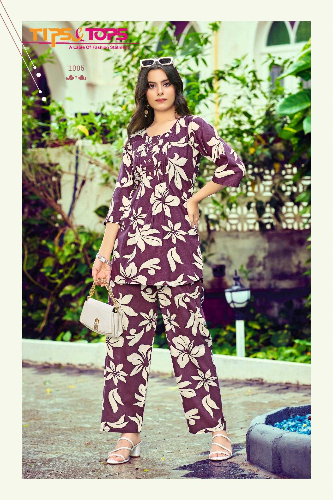 Ynf Heavy Rayon RIN190 TIPS & TOPS-VIONA Vol 03 Setwise Collections Wholesale Kurtis Catalogs Manufacturer