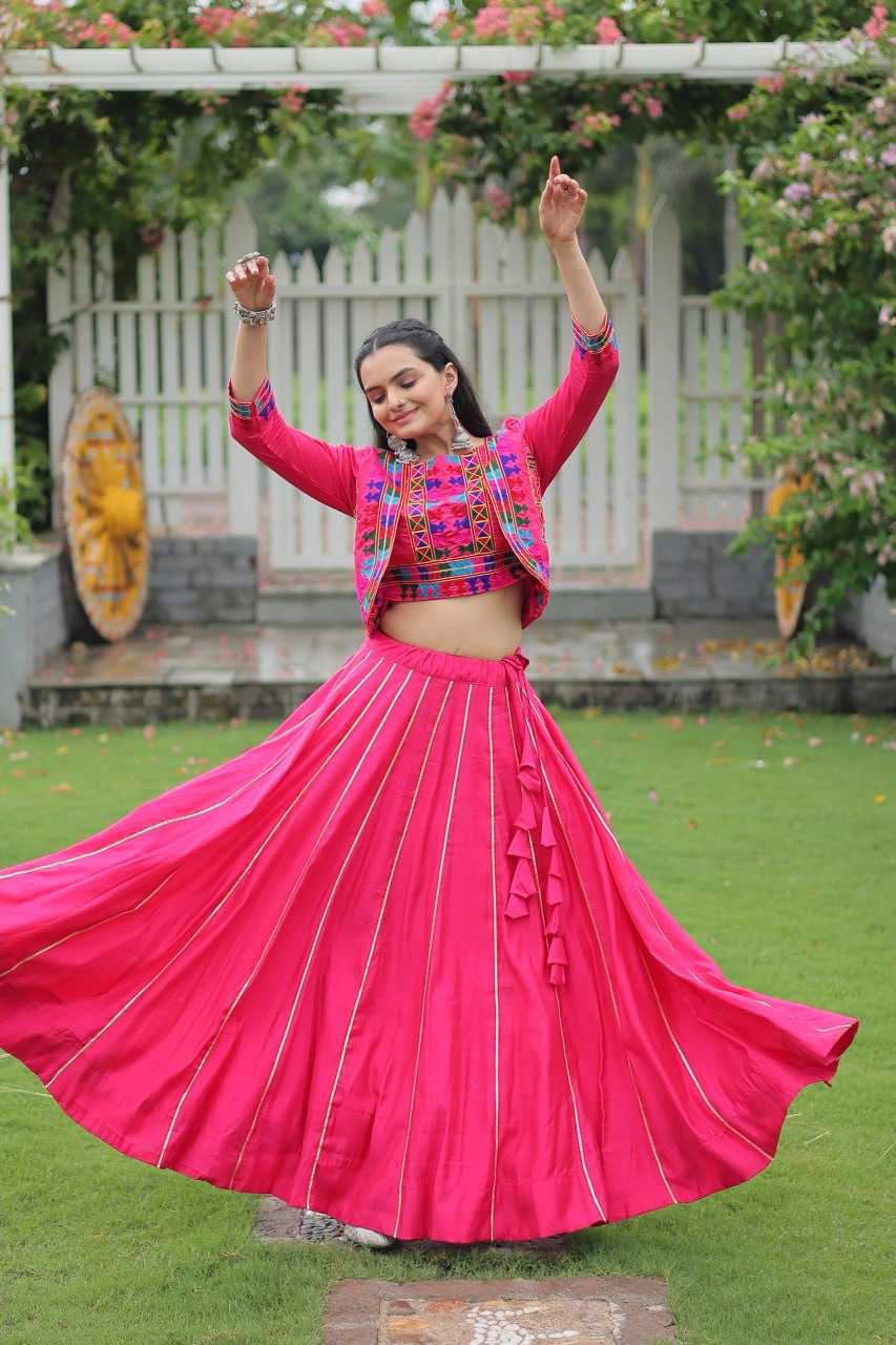 Ynf Heavy Roman Silk KESH491 7132 Lehengas Wedding Collections Festive Collections Wholesale Designer Lehenga Choli Gota Patti Lehenga Crop Top lehenga Manufacturer