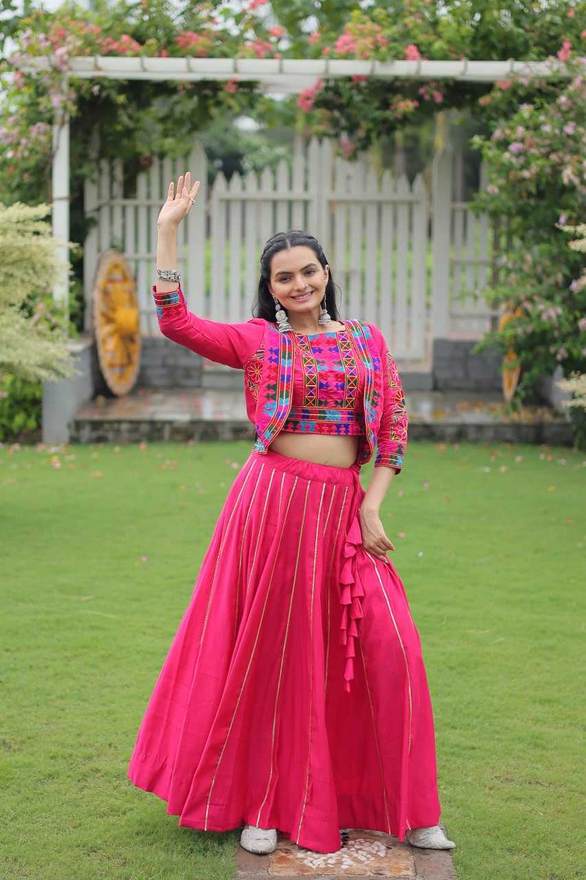 Ynf Heavy Roman Silk KESH491 7132 Lehengas Wedding Collections Festive Collections Wholesale Designer Lehenga Choli Gota Patti Lehenga Crop Top lehenga Manufacturer