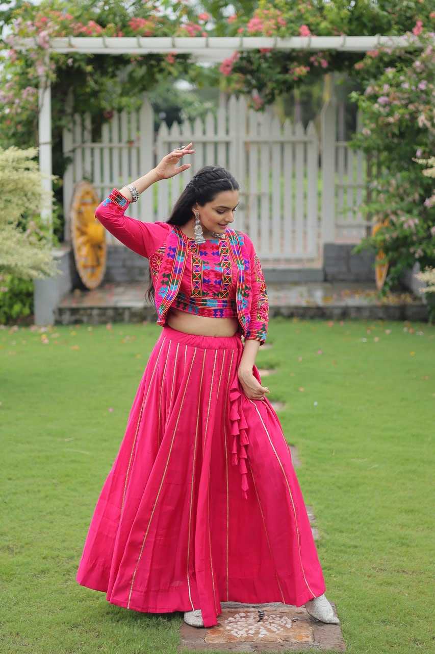 Ynf Heavy Roman Silk KESH491 7132 Lehengas Wedding Collections Festive Collections Wholesale Designer Lehenga Choli Gota Patti Lehenga Crop Top lehenga Manufacturer
